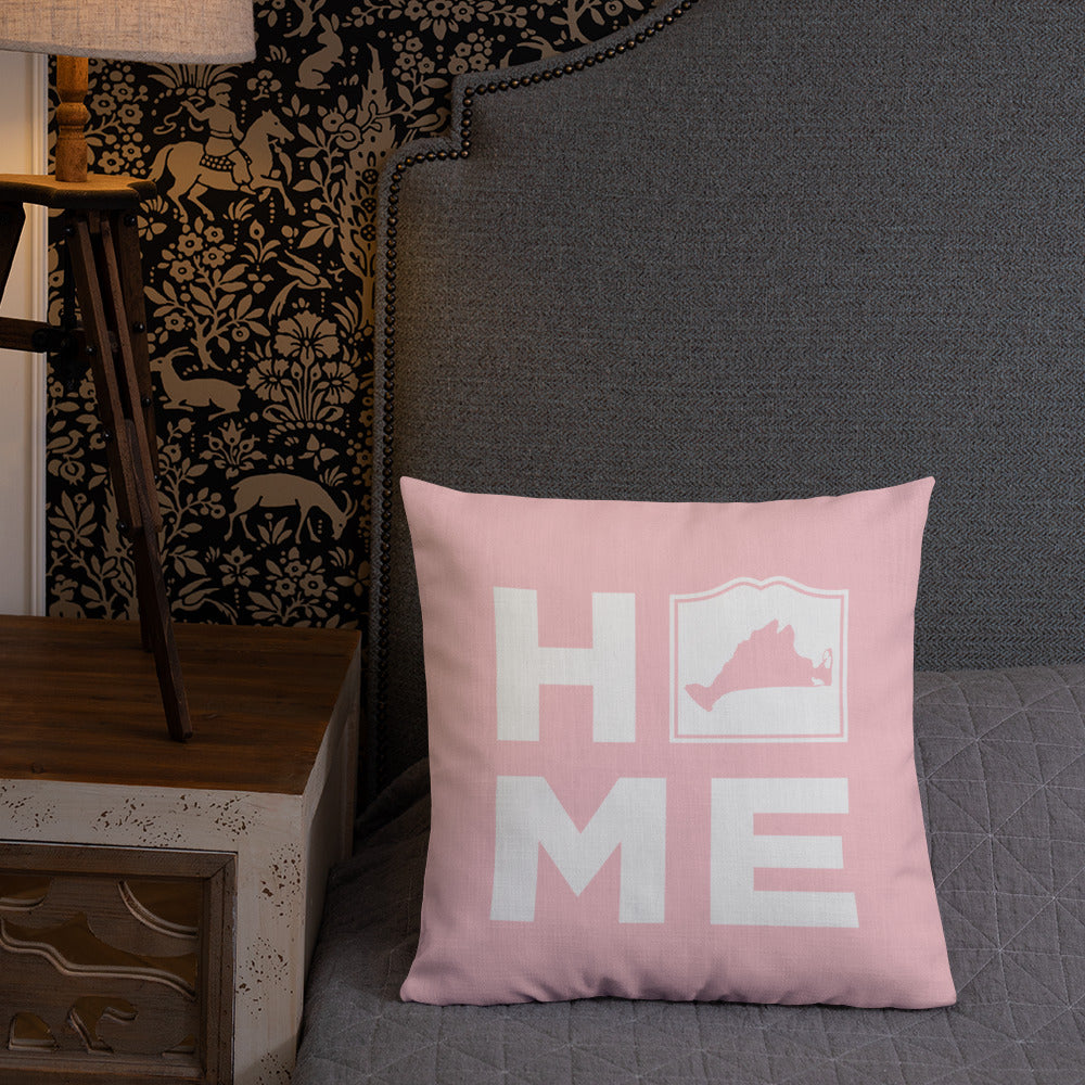 Martha's Vineyard HOME Pillow - Light Pink
