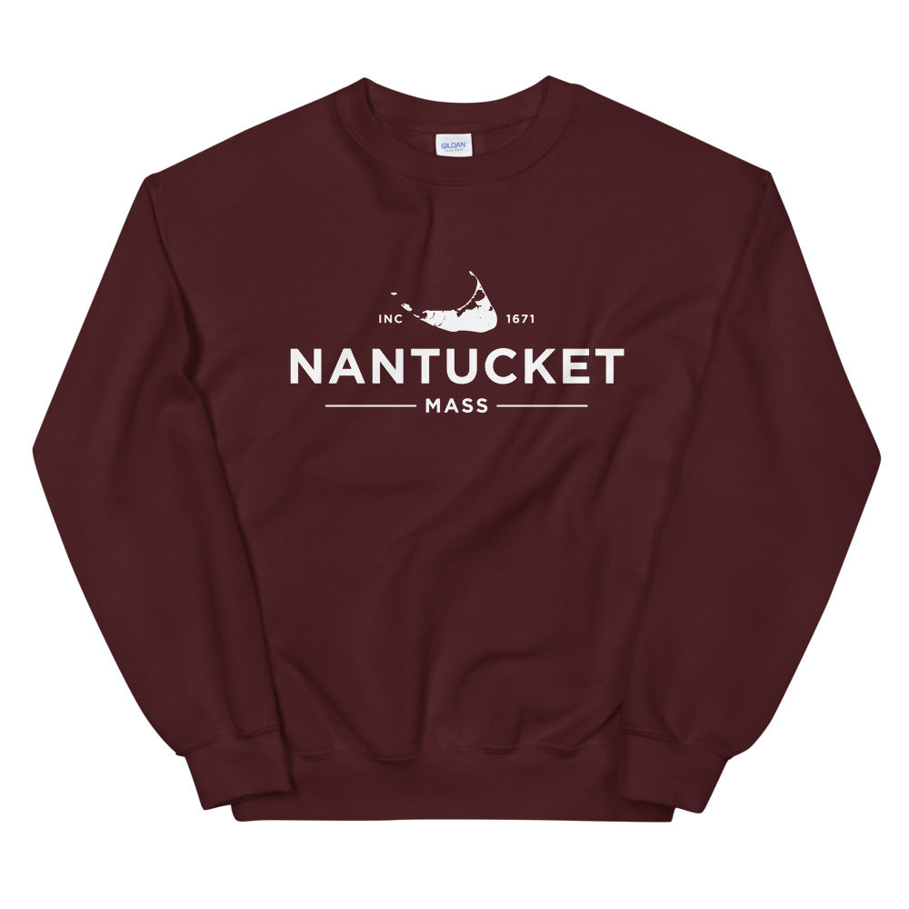 Nantucket Sweatshirt maroon