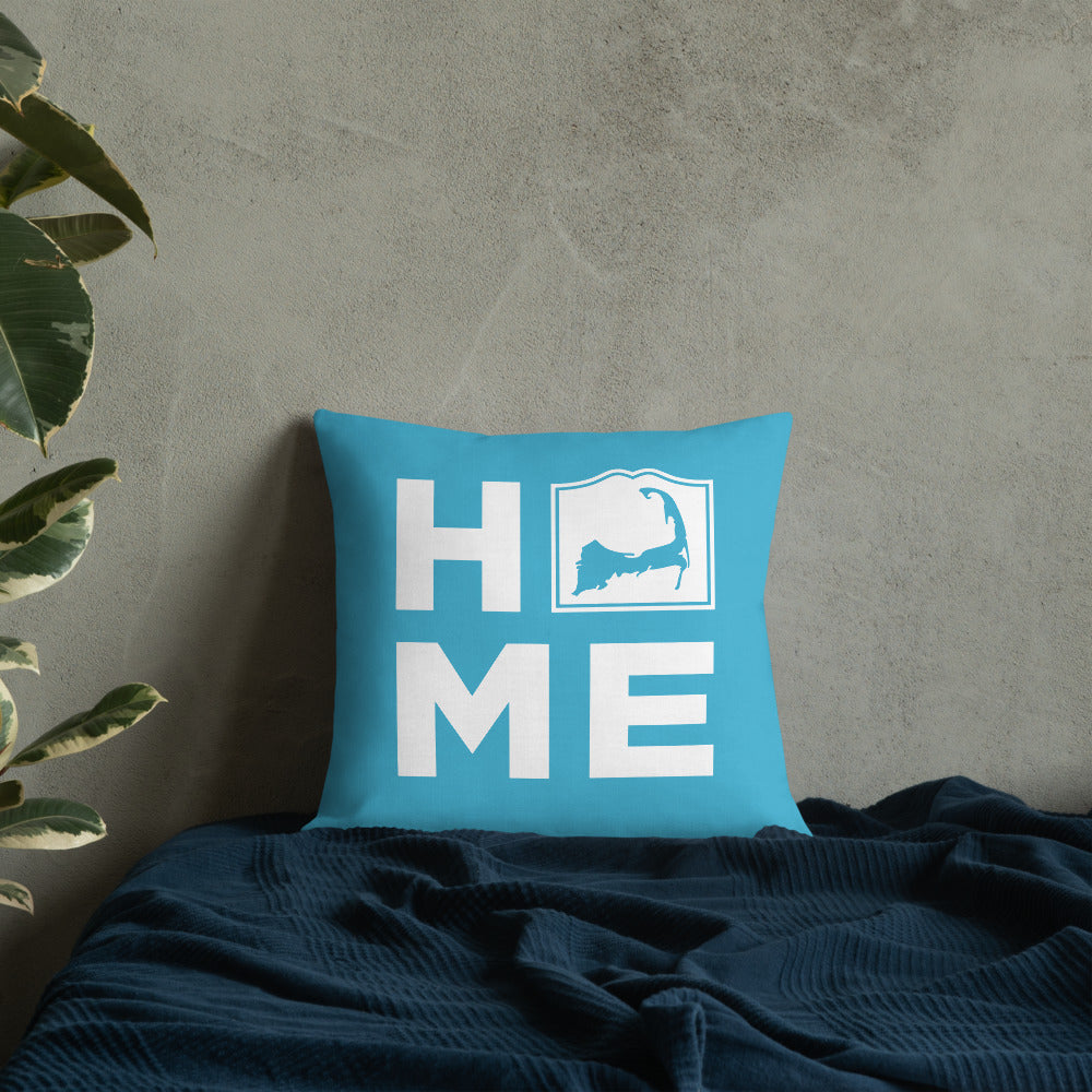 Cape Cod HOME Pillow - Teal Blue