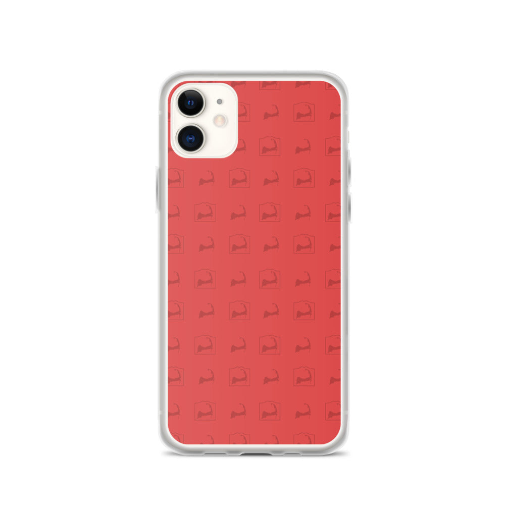 Red And White Louis Vuitton Phone Case