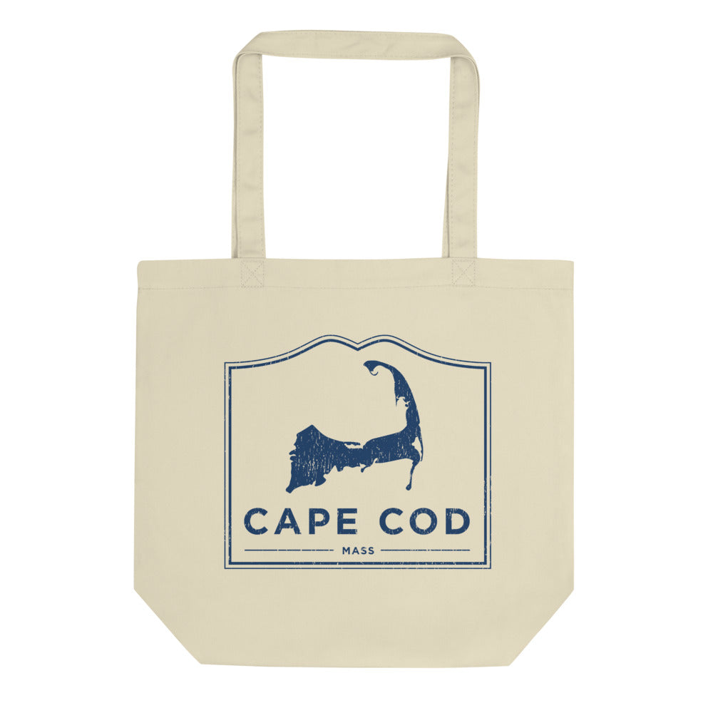 Cape Cod Mass Tote Bag Vintage Look