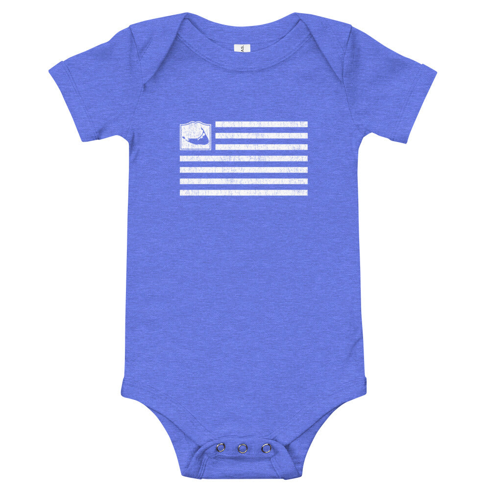 Nantucket Flag Baby Onesie