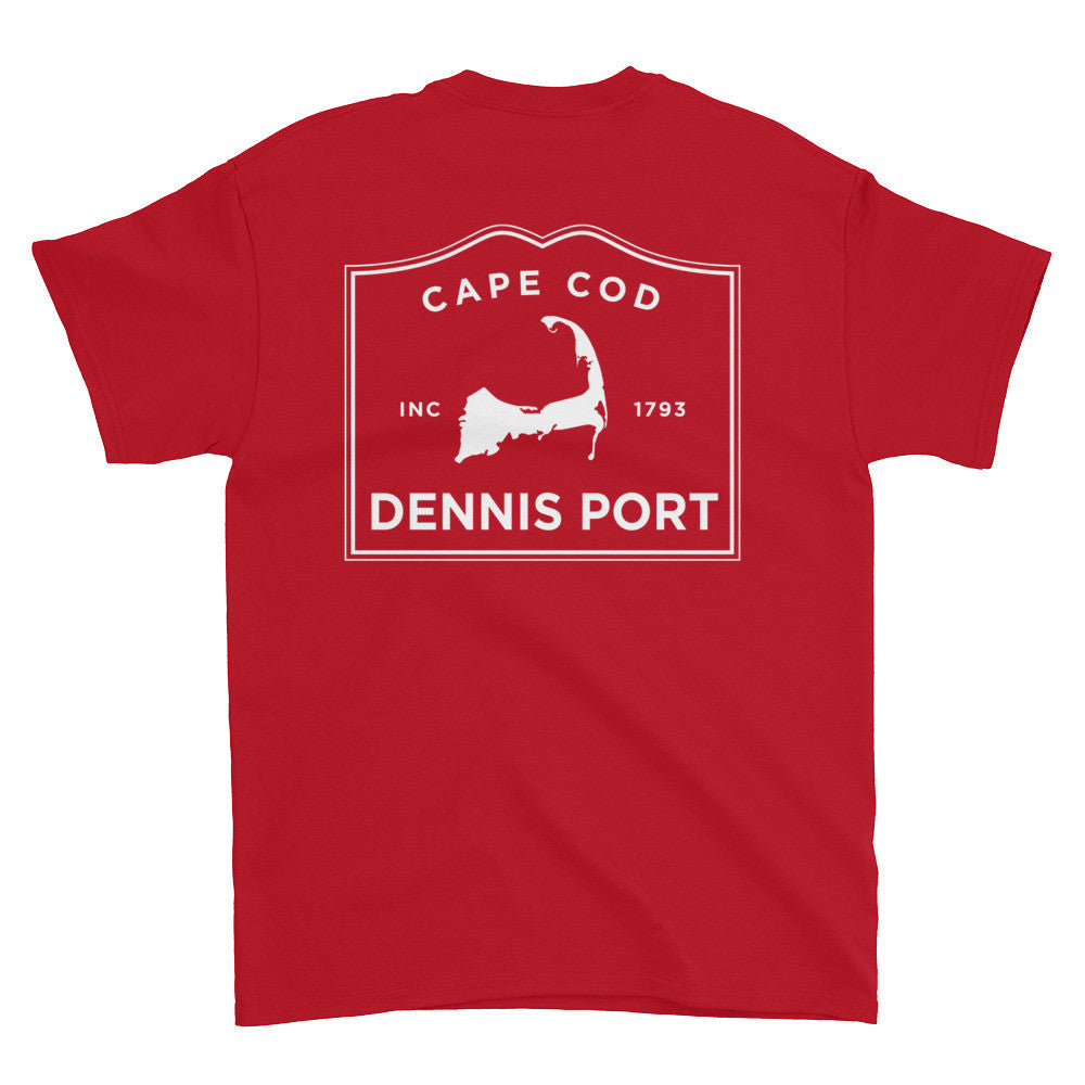 Dennis Port Cape Cod Short sleeve t-shirt (front & back)