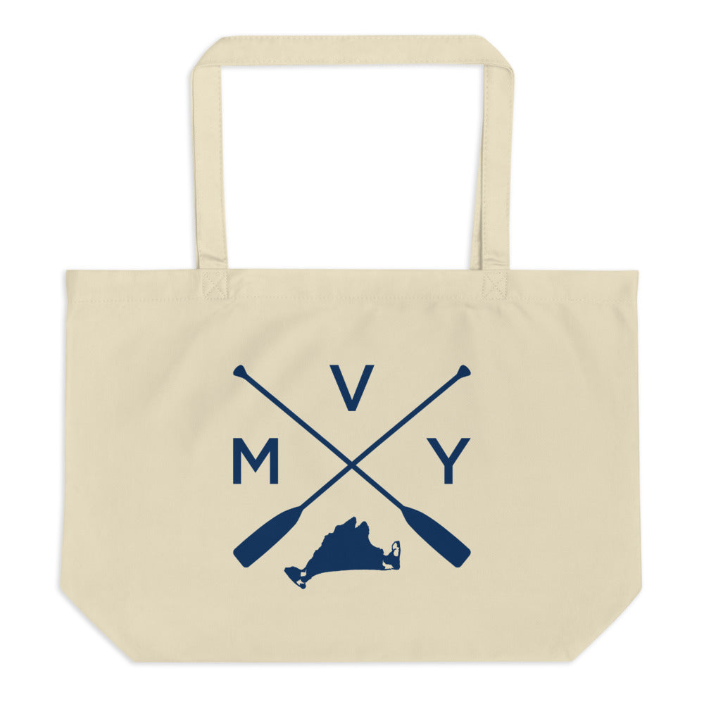 Martha's Vineyard MVY Large Tote Bag