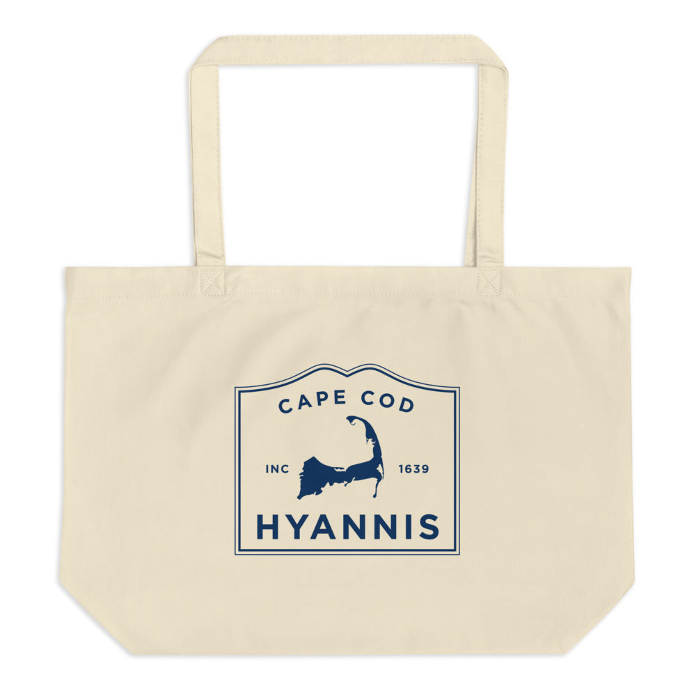 Hyannis Cape Cod Large Tote Bag