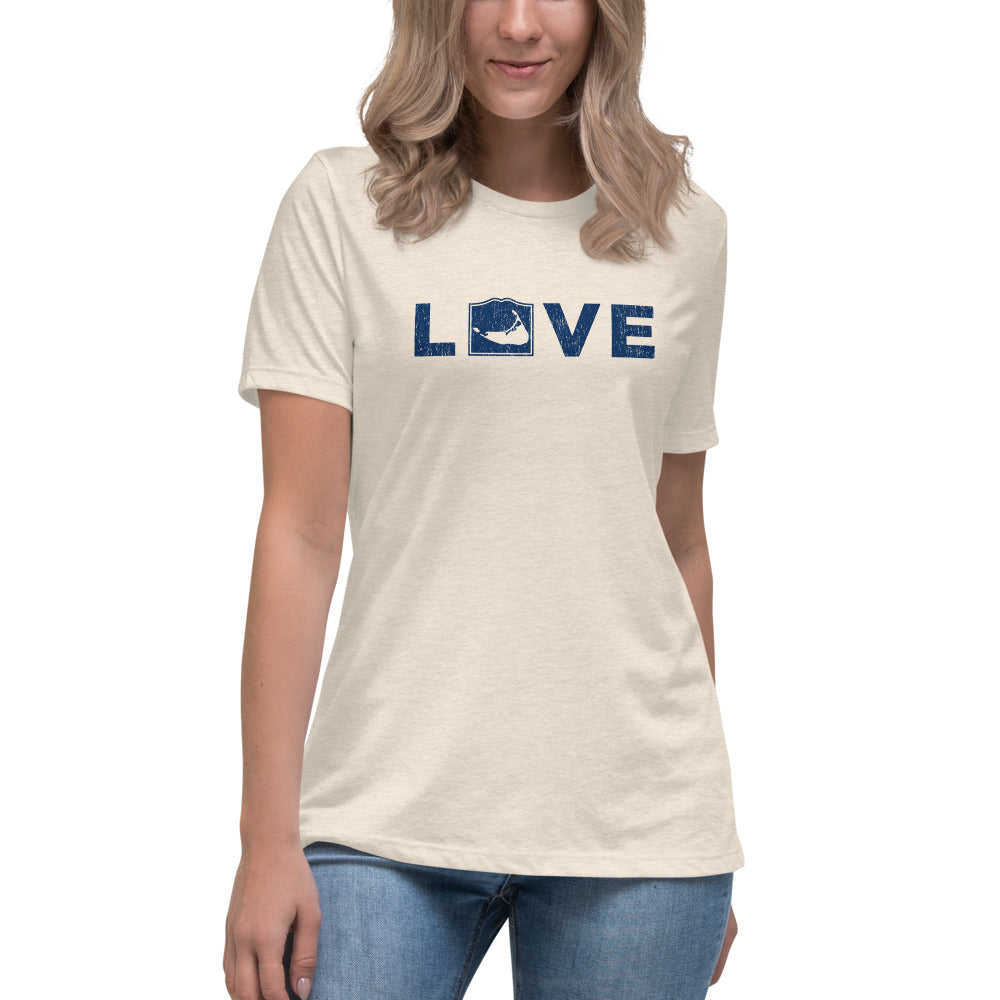 Nantucket LOVE Women's Relaxed T-Shirt