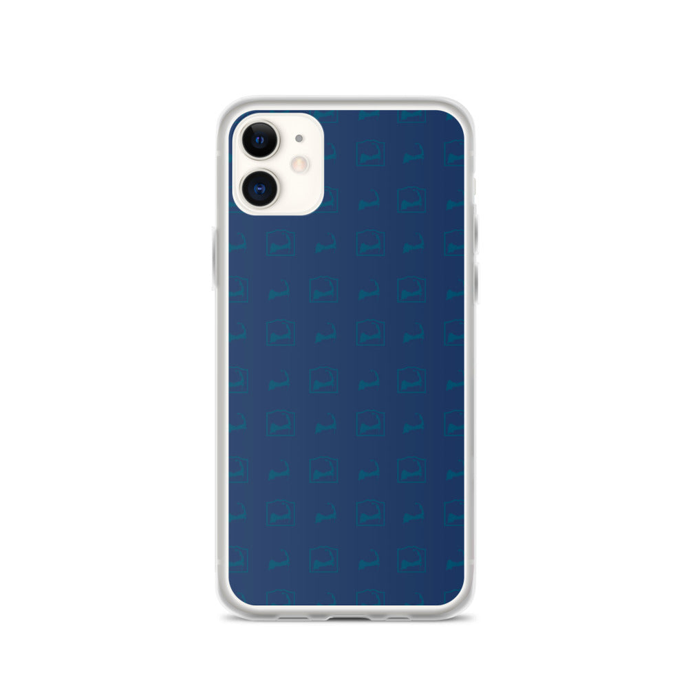 Cape Cod Pattern Blue iPhone Case