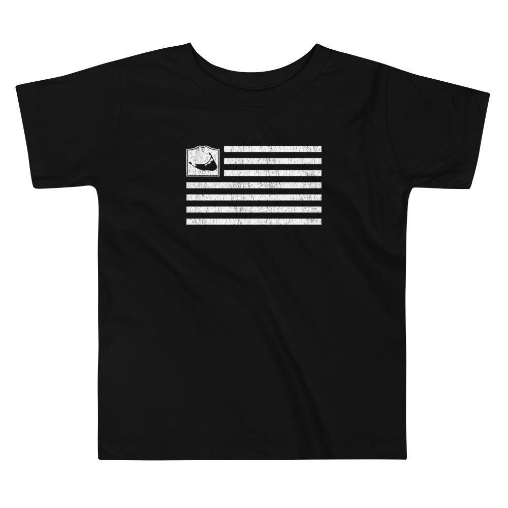 Nantucket Flag Toddler Short Sleeve T Shirt
