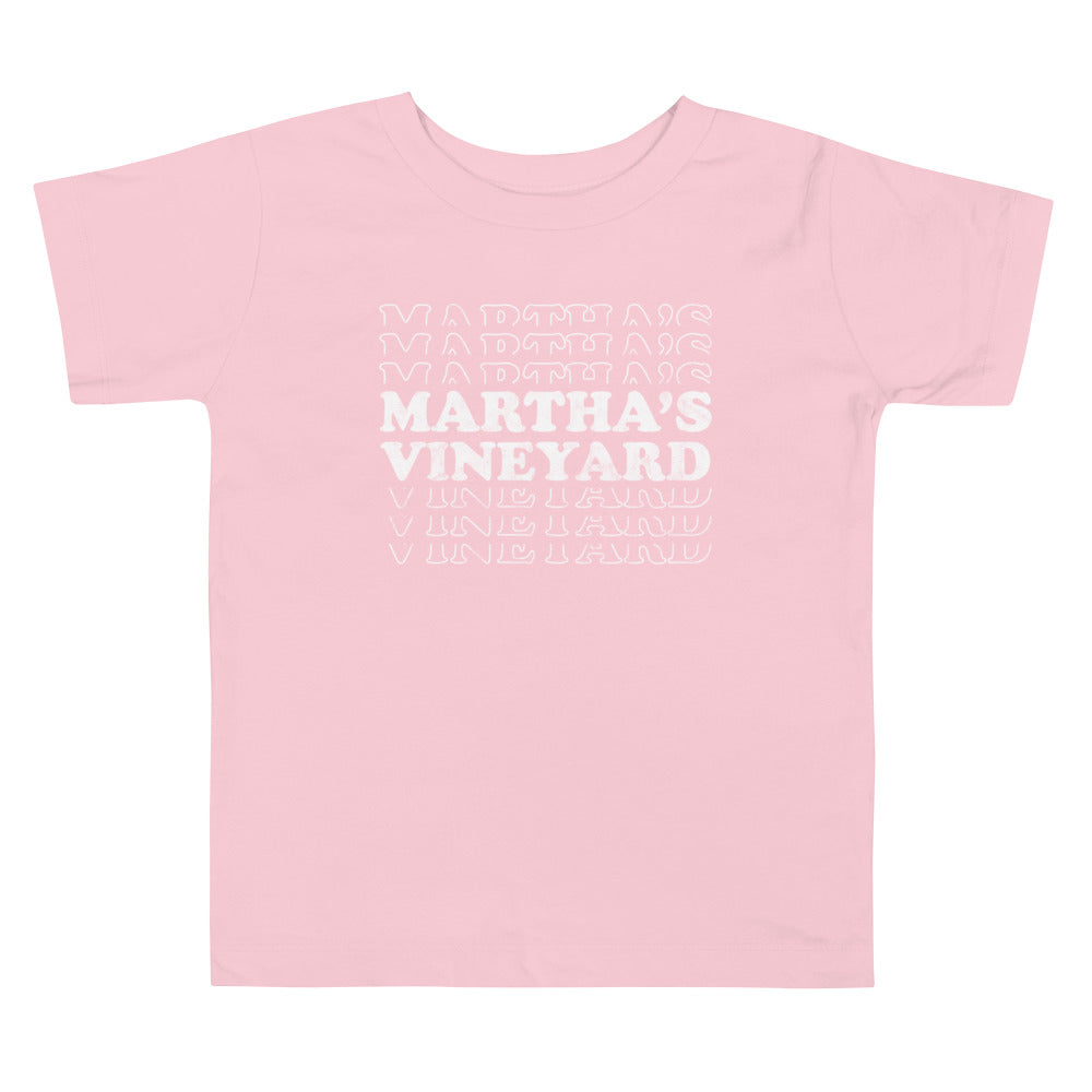 Martha's Vineyard Retro Toddler Short Sleeve T-Shirt