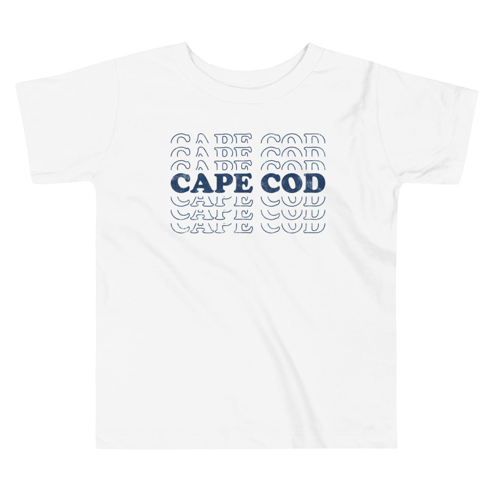 Cape Cod Retro Toddler Short Sleeve T-Shirt
