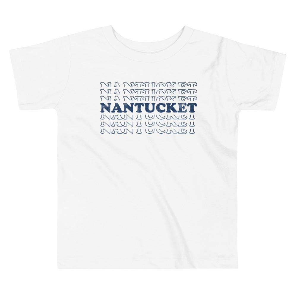 Nantucket Retro Toddler Short Sleeve T-Shirt