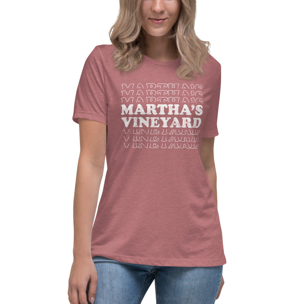 Martha’s Vineyard Retro Women's Relaxed T-Shirt