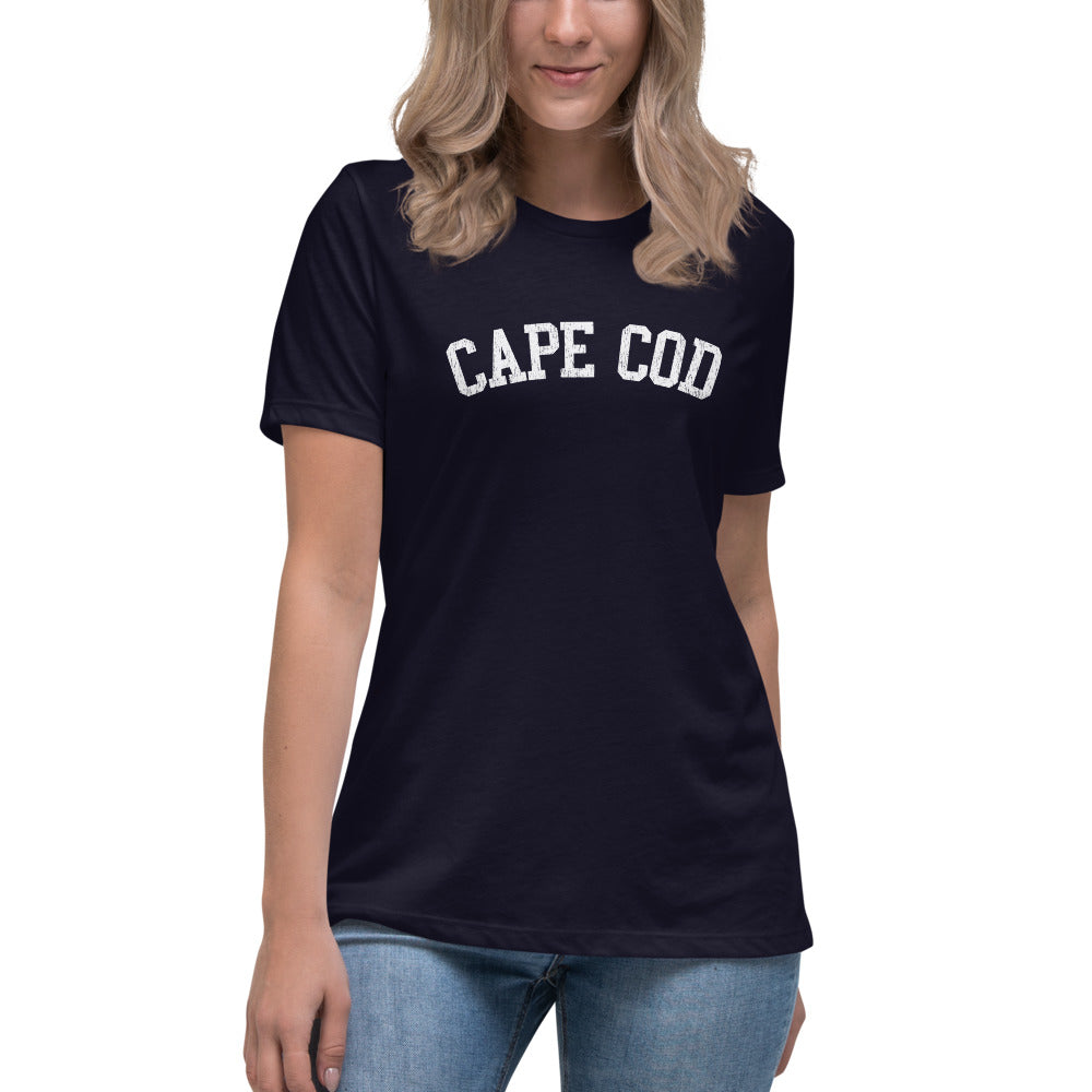Cape Cod Women's Relaxed T-Shirt, Navy / S