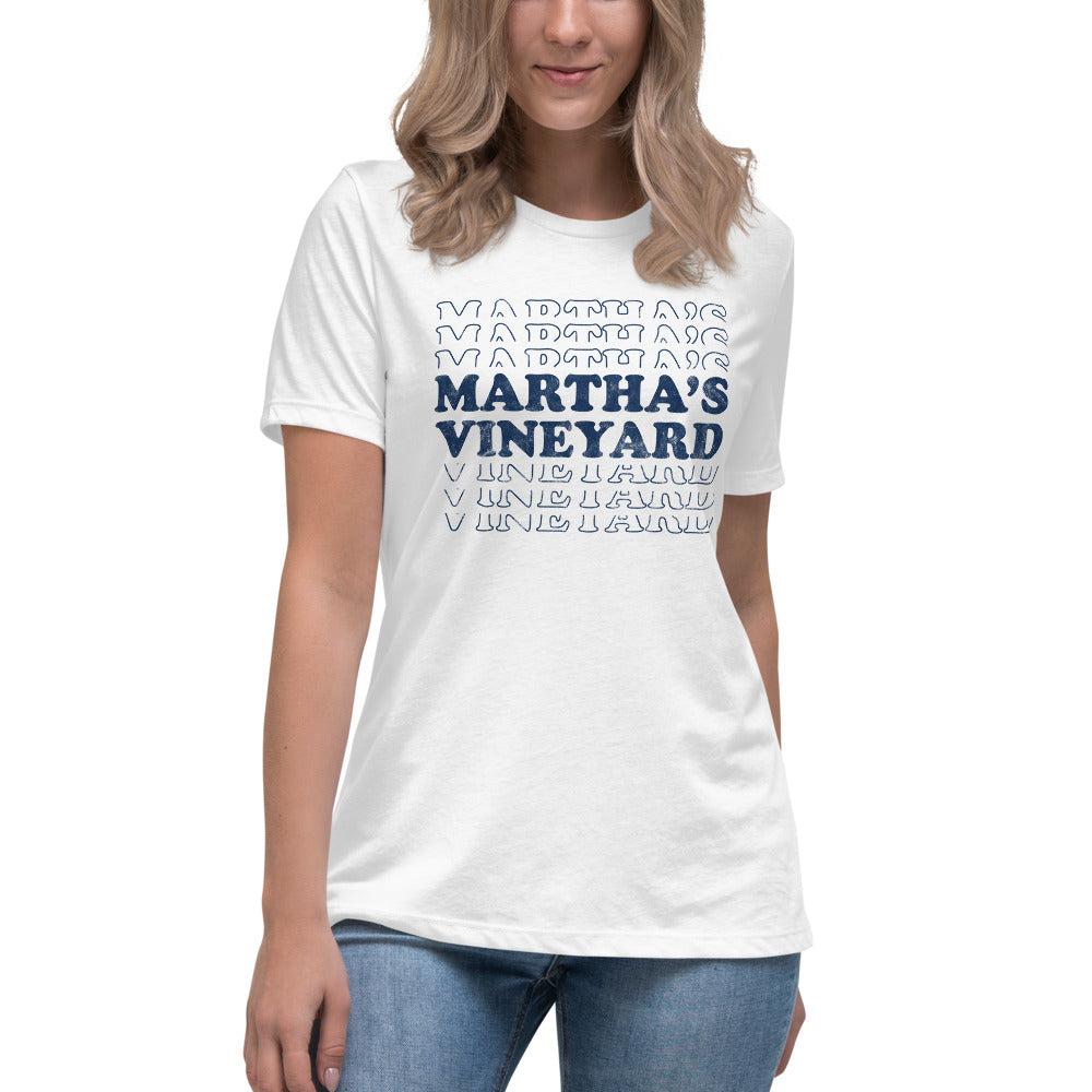 Martha’s Vineyard Retro Women's Relaxed T-Shirt